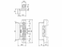 Supporto forbice Artech  Aria 4 mm Interasse 8,5 mm Battuta 15 mm | AGB - immagine 2
